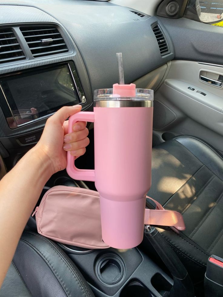 40 oz Tumbler With Handle and Straw Lid,Double Wall Vacuum Sealed Stainless Steel Insulated Tumblers,Travel Mug for Hot and Cold Beverages,Thermos Travel Coffee Mug (Multi Colour)